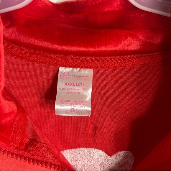 Cat Print Velour Christmas Track Suit NWT 3X Red Sequin Jacket Pants Full Zip - Picture 7 of 12